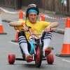 My friend Jan Gasparic competing in the Shoreditch Grand Prix, an annual race for charity in east London. Taken for Bash Creations, August 31 2008.
