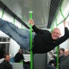 73 Fantastically drunk and theatrical strangers are a regular occurrence on the London underground. May 10 2009.