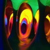 Colourscape The Colourscape art installation - no longer on tour after it blew into the air carrying visitors with it - in London. August 30 2005.