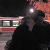 Evi and Dave My friend Evi and her boyfriend Dave, outside his gig at the Free Times Cafe in Toronto. October 30 2006.