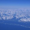 Greenland I snapped this photo from the window of my flight from London to Toronto as it passed by the shores of Greenland. March 8 2006.