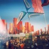 The One World Stage at the Glastonbury Festival, June 2003. I shot this with a disposable camera as I dared not take any of my valuables into the festival. Published in The Varsity, March 29 2004.