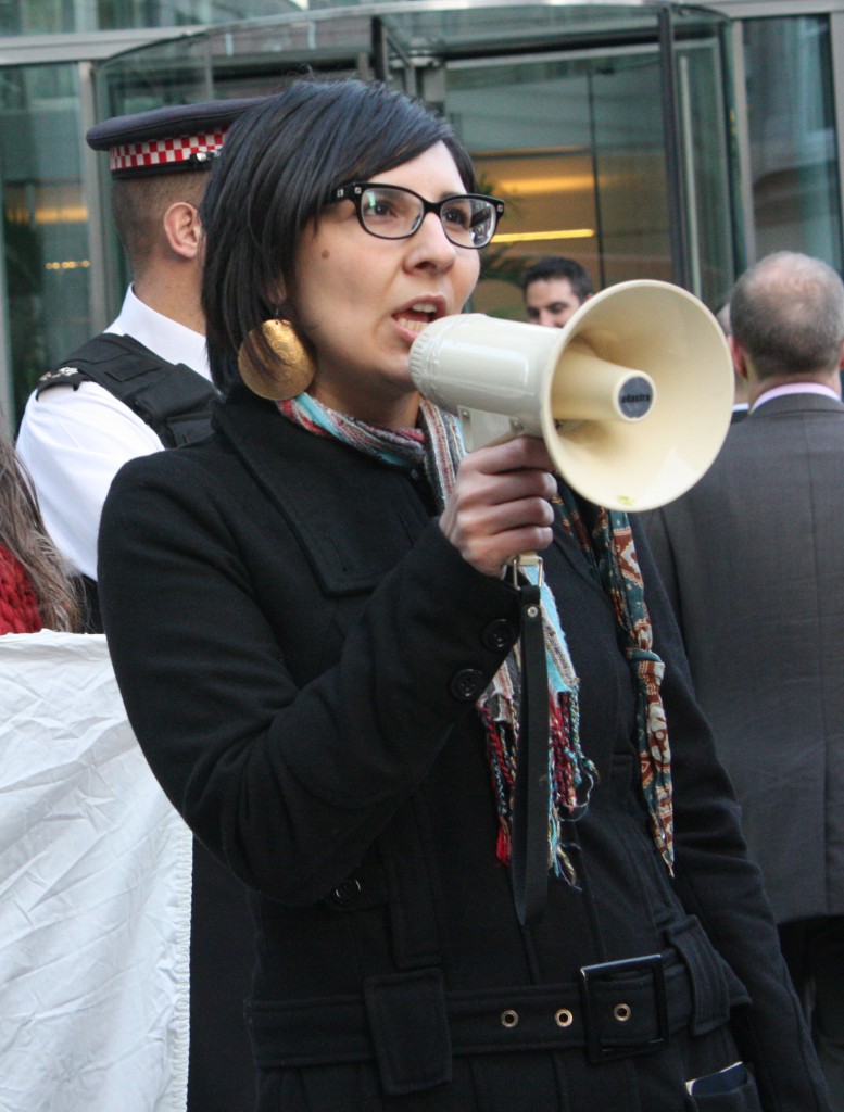 Eriel Tchekwie Deranger, a Dene woman from the Athabasca community of Fort Chipewyan.